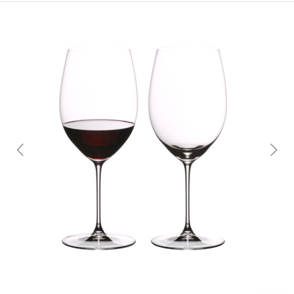 New in box Riedel  Veritas Set of 2 Cabernet/ Merlot Wine Glasses